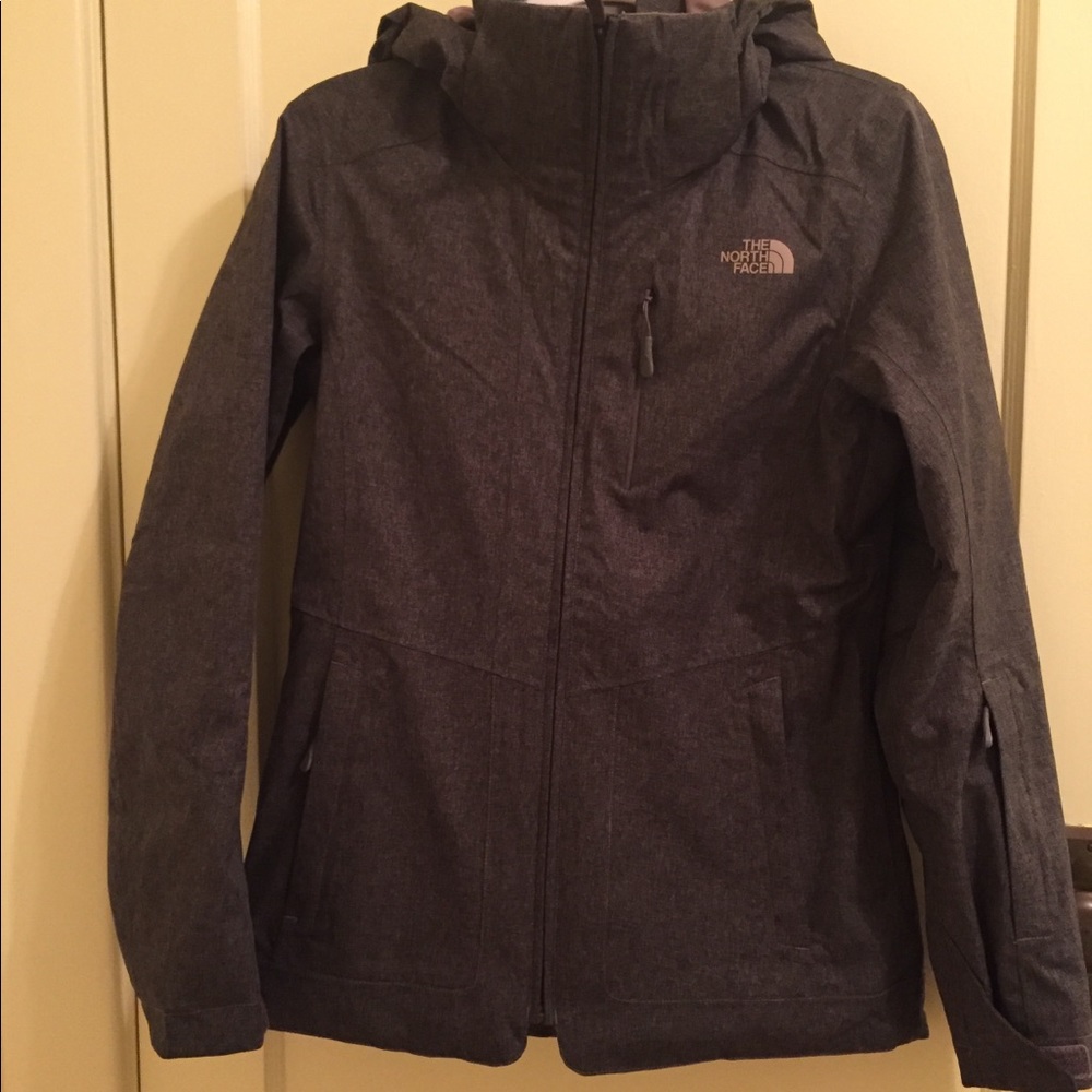 W’s S Charcoal Grey Shell W/Lavender Puffy Inner
